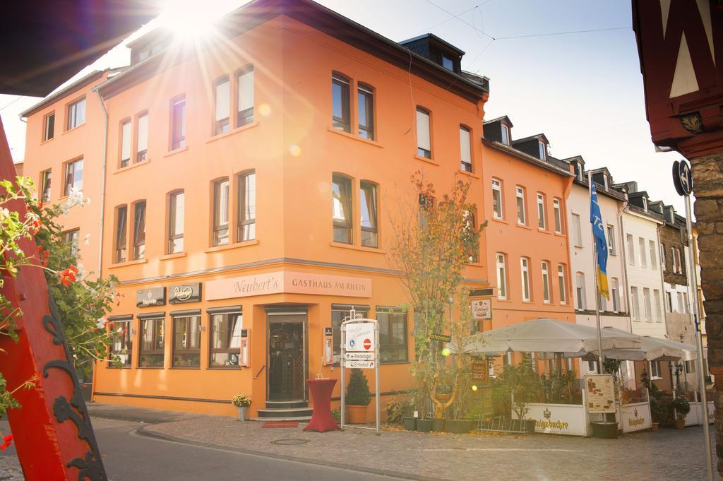 Neubert'S Gasthaus Am Rhein Hotel Lahnstein Exterior photo